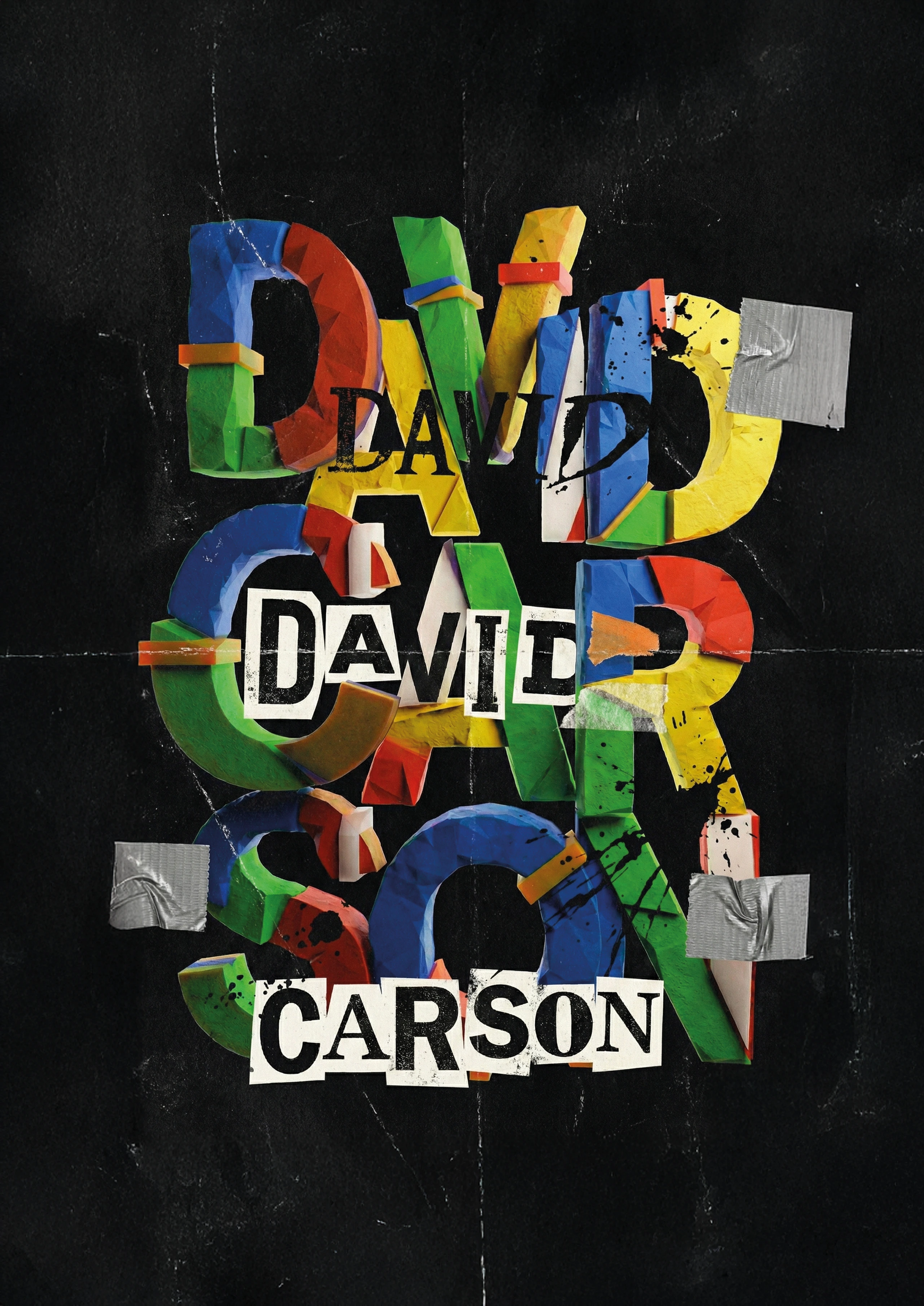 David Carson kolaj afişi